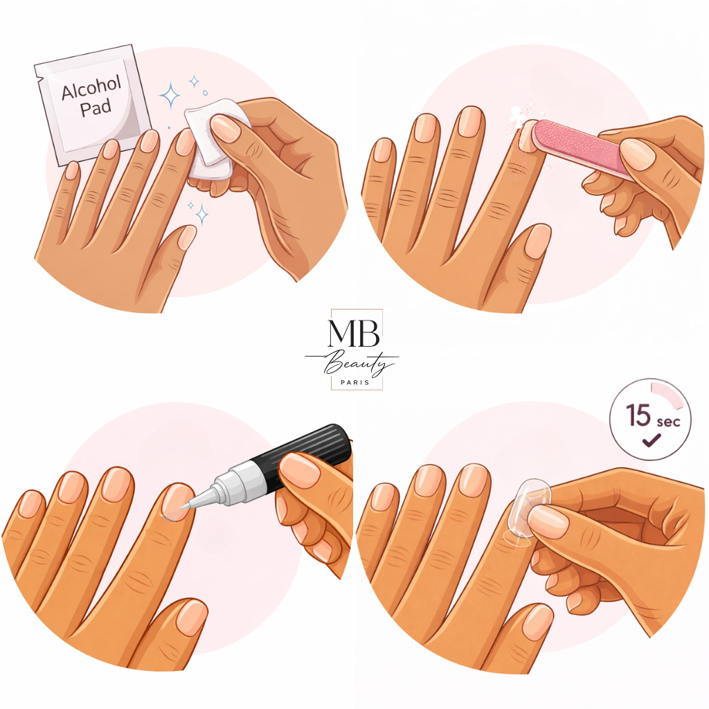 Comment faire durer ses faux ongles press-on – guide MB Beauty