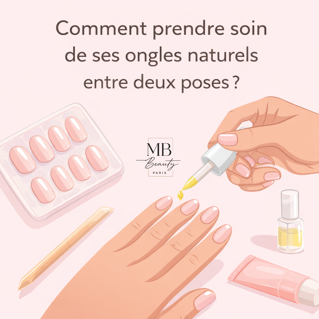 Prendre soin de ses ongles naturels entre deux poses de press-on – conseils MB Beauty